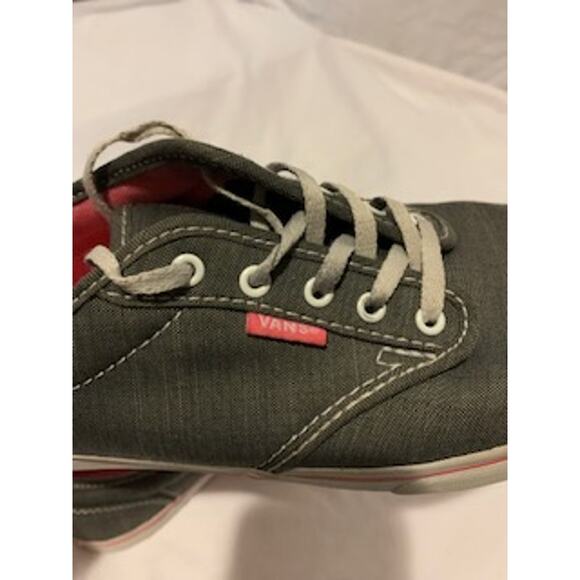 Vans Gray and Pink Sneakers Womens Size 7 Classic - Picture 6 of 8